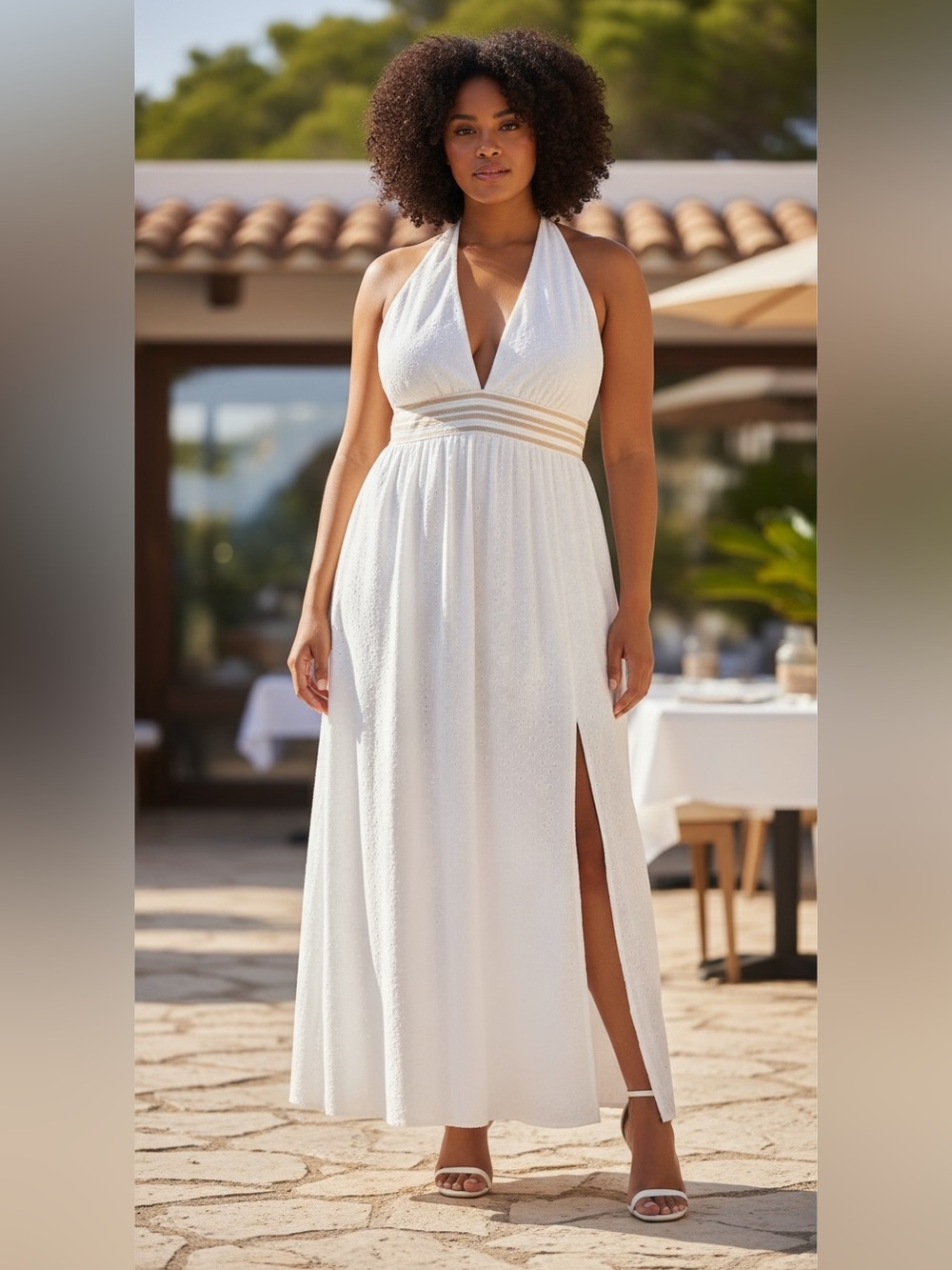 Parker Bryn Halter Maxi dress size 12
